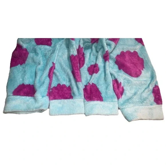 Disney Monsters Inc Sully Cosplay One Piece Pajamas Adult Costume 3X (22/24W) - Picture 8 of 11